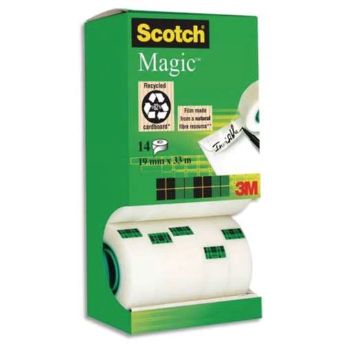 3M™ | Scotch® Magic Adhesive Tape Pack — 14 Rolls 1 3M™ | Scotch® Magic Adhesive Tape Pack — 14 Rolls