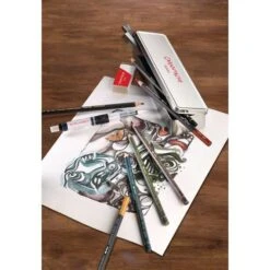 CARAN D'ACHE | GRAPHITE LINE Technalo — 7 Piece Set -Pebeo Sales Store CARAND26230393BACHE7CGRAPHITELINETechnaloE280947pieceset 3