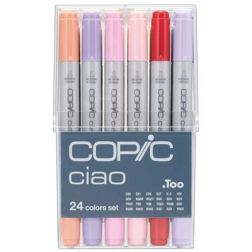 COPIC® | Ciao Marker Set — 24 Markers 2 COPIC® | Ciao Marker Set — 24 Markers - Image 2