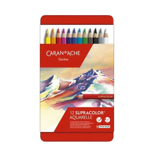Caran D'Ache Supracolor Watercolour Pencil Box Sets 1 Caran D'Ache Supracolor Watercolour Pencil Box Sets