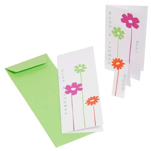 Clairefontaine 'Pollen' DIN Long Folding Cards 3 Clairefontaine 'Pollen' DIN Long Folding Cards - Image 3