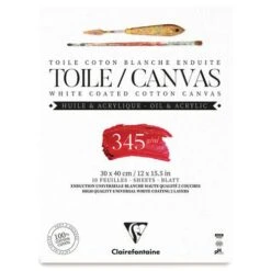 Clairefontaine Ready To Paint Canvas Pads -Pebeo Sales Store ClairefontaineReadytoPaintCanvasPads 3