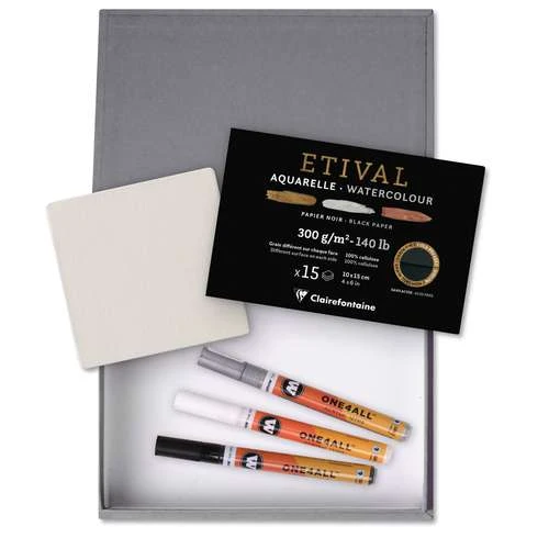 CLAIREFONTAINE Competence Grey Acryl Set 2 CLAIREFONTAINE Competence Grey Acryl Set - Image 2