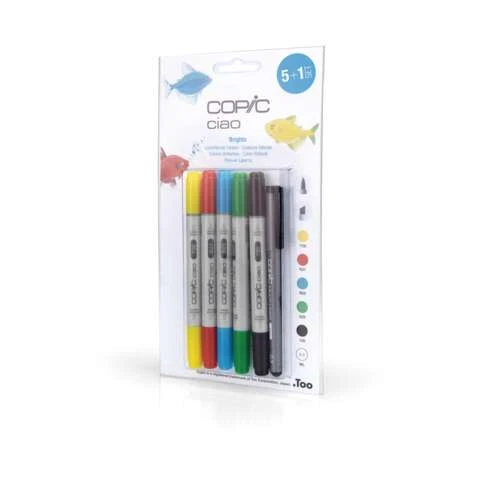 Copic Ciao 5 + 1 Brights Set 3 Copic Ciao 5 + 1 Brights Set - Image 3