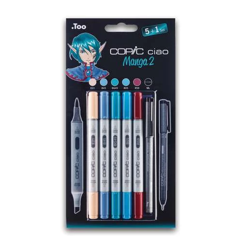 Copic Ciao 5 + 1 Manga Sets 2 Copic Ciao 5 + 1 Manga Sets - Image 2