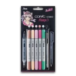 Copic Ciao 5 + 1 Manga Sets 8 Copic Ciao 5 + 1 Manga Sets -Pebeo Sales Store CopicCiao52B1MangaSets 2