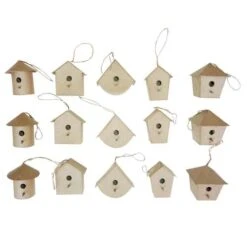 Décopatch Papier Mâché Small Bird Box Set