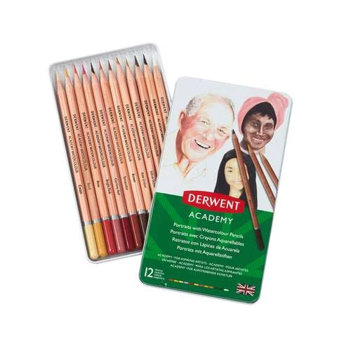Derwent Academy Watercolour Pencil Portrait Set 1 Derwent Academy Watercolour Pencil Portrait Set
