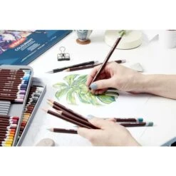 Derwent Coloursoft Wooden Box 48 Pencil Sets 9 Derwent Coloursoft Wooden Box 48 Pencil Sets -Pebeo Sales Store DerwentColoursoftWoodenBox48PencilSets 4