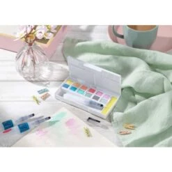Derwent Pastel Shades Paint Pan Set -Pebeo Sales Store DerwentPastelShadesPaintPanSet 5