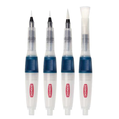 Derwent Push Button Waterbrush Assorted Set 3 Derwent Push Button Waterbrush Assorted Set - Image 3