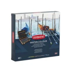 Derwent Watercolour 48 Pencil Wooden Box Set -Pebeo Sales Store DerwentWatercolour48PencilWoodenBoxSet 3