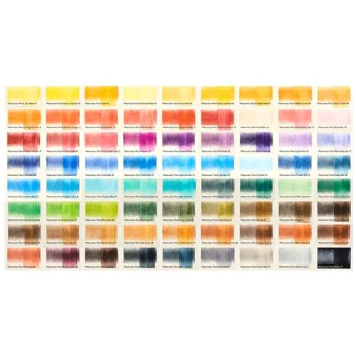 Derwent Watercolour 72 Pencil Wooden Box Set 2 Derwent Watercolour 72 Pencil Wooden Box Set - Image 2