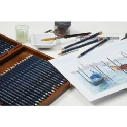 Derwent Watercolour 72 Pencil Wooden Box Set 7 Derwent Watercolour 72 Pencil Wooden Box Set -Pebeo Sales Store DerwentWatercolour72PencilWoodenBoxSet 2
