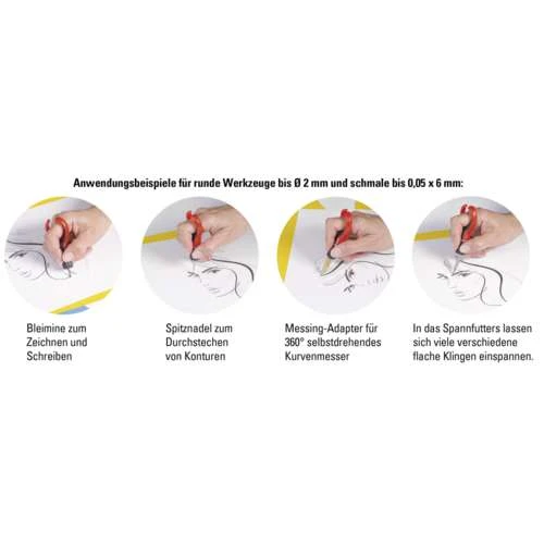 Ecobra Finger Craft Knife Set 6 Ecobra Finger Craft Knife Set - Image 6