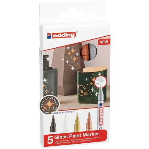 Edding 751 5 Gloss Marker Creative Set 1 Edding 751 5 Gloss Marker Creative Set