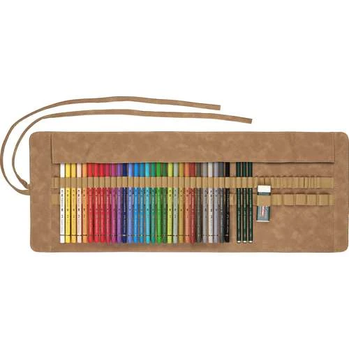FABER-CASTELL | Polychromos Pencil Wrap — Synthetic Leather 3 FABER-CASTELL | Polychromos Pencil Wrap — Synthetic Leather - Image 3