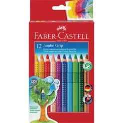 Faber-Castell | Jumbo Grip — 12 Coloured Pencils