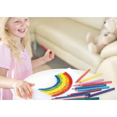 Faber-Castell | Jumbo Grip — 12 Coloured Pencils 6 Faber-Castell | Jumbo Grip — 12 Coloured Pencils - Image 6