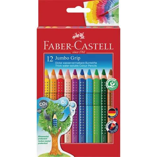 Faber-Castell | Jumbo Grip — 12 Coloured Pencils 1 Faber-Castell | Jumbo Grip — 12 Coloured Pencils