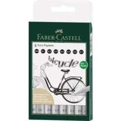 Faber-Castell Ecco-Pigment Pen Set Bicycle