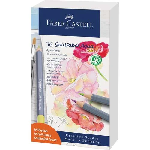 Faber-Castell Goldfaber Aqua Watercolour Pencil Gift Set 1 Faber-Castell Goldfaber Aqua Watercolour Pencil Gift Set