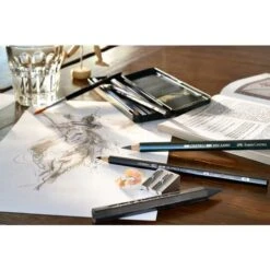 Faber-Castell Large Pitt Graphite Set -Pebeo Sales Store Faber CastellLargePittGraphiteSet 2