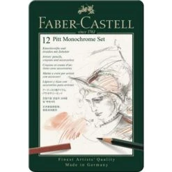 Best Seller -Pebeo Sales Store Faber CastellPitt12PieceMonochromeSet 1