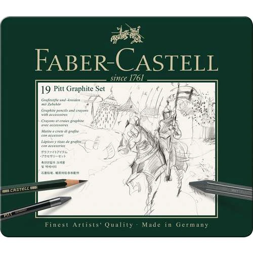Faber-Castell Pitt 19 Piece Graphite Set 2 Faber-Castell Pitt 19 Piece Graphite Set - Image 2