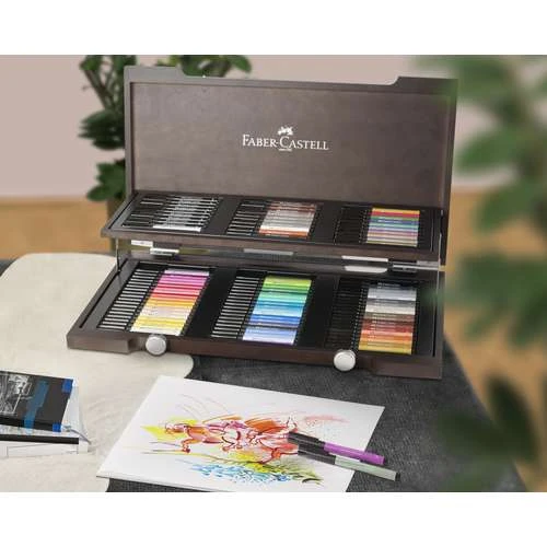 Faber-Castell Pitt Artist Brush Pen Wooden Box Set 2 Faber-Castell Pitt Artist Brush Pen Wooden Box Set - Image 2