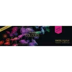 Finetec Premium Paint Set Neon Colours -Pebeo Sales Store FinetecPremiumPaintSetNeonColours 2