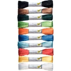 Folia Shiny Artificial Raffia Assortment