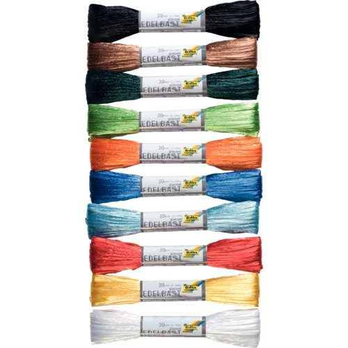 Folia Shiny Artificial Raffia Assortment 1 Folia Shiny Artificial Raffia Assortment