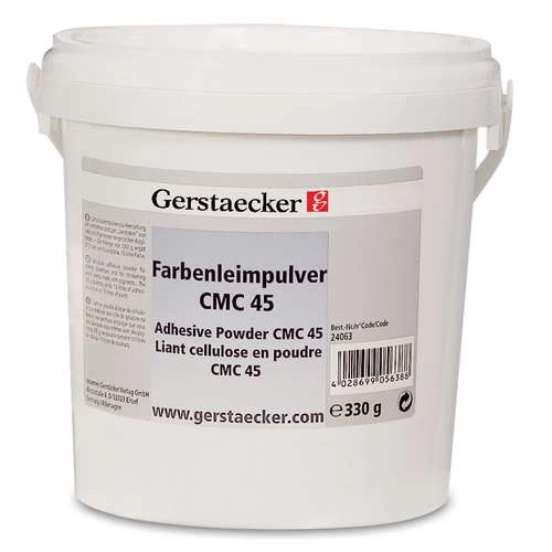 GERSTAECKER | Cellulose Adhesive Powder CMC45 — 330g Tub 1 GERSTAECKER | Cellulose Adhesive Powder CMC45 — 330g Tub