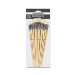 GERSTAECKER | Filbert Brushes ○ Hog Bristle — Set Of 10