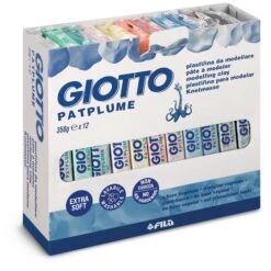 GIOTTO | Patplume Modelling Clay Pack — 12 X 350 G Bars