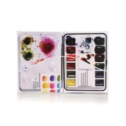 GOLDEN® | QoR® Mini Watercolour Box — 12 Half Pans -Pebeo Sales Store GOLDENC2AE7CQoRC2AEMiniWatercolourBoxE2809412halfpans 5