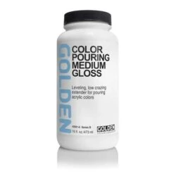 Golden Color Gloss Pouring Medium -Pebeo Sales Store GoldenColorGlossPouringMedium 2