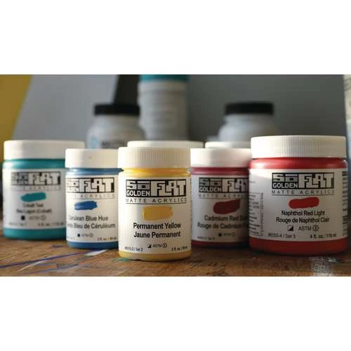 Golden So-Flat Matt Acrylic Sets 3 Golden So-Flat Matt Acrylic Sets - Image 3