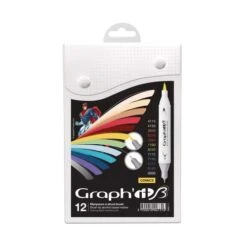 Graph'It Marker 12 Pen Sets -Pebeo Sales Store Graph26230393BItMarker12PenSets 2