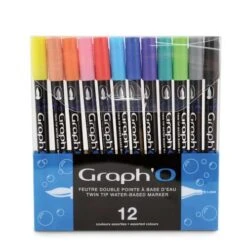 Graph'O Twin Tip Marker Sets -Pebeo Sales Store Graph26230393BOTwinTipMarkerSets 5