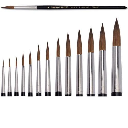 Isabey Kolinsky Series 6227 Watercolour Brushes 2 Isabey Kolinsky Series 6227 Watercolour Brushes - Image 2