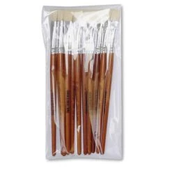 Léonard Flat Bristle Brush Set