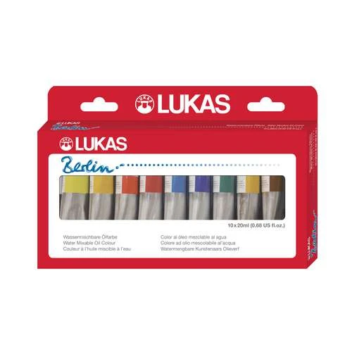 Lukas Berlin Water Mixable Oil Colour Sets 1 Lukas Berlin Water Mixable Oil Colour Sets
