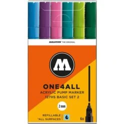 Molotow One4All 127HS Marker Pen Sets 8 Molotow One4All 127HS Marker Pen Sets -Pebeo Sales Store MolotowOne4All127HSMarkerPenSets 3
