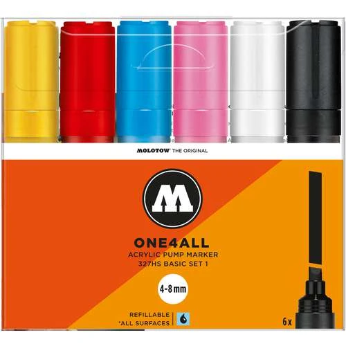 Molotow One4All Chisel-Kit 327HS 1 Molotow One4All Chisel-Kit 327HS