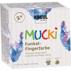 Mucki Gleaming Finger Paint Set