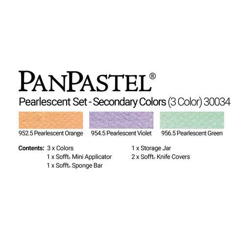 PANPASTEL® | Pearlescent Ultra Soft Pastels — 3 Pan Set 2 PANPASTEL® | Pearlescent Ultra Soft Pastels — 3 Pan Set - Image 2