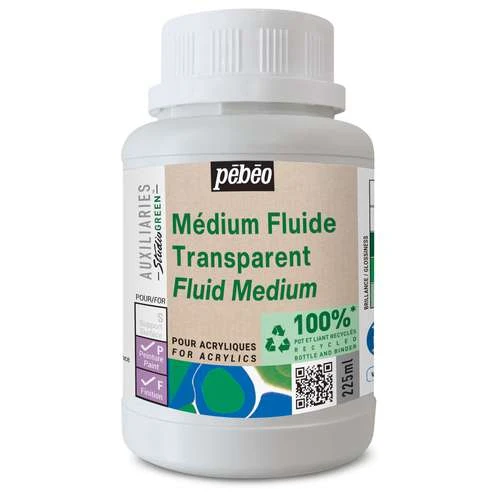 Pebeo Pébéo Studio Green Transparent Fluid Medium 1 Pebeo Pébéo Studio Green Transparent Fluid Medium