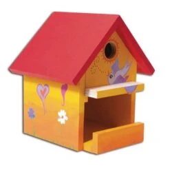 Pebaro Wooden Bird House Construction Kit -Pebeo Sales Store PebaroWoodenBirdHouseConstructionKit 4